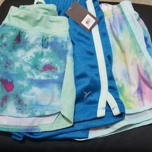 Bundle of girls size 10/12 running shorts